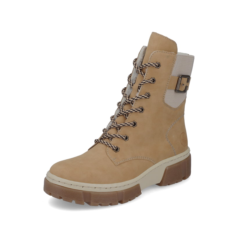 Rieker Artikelnummer X8621-20 Rieker Damen Schnürstiefel Kamelbraun