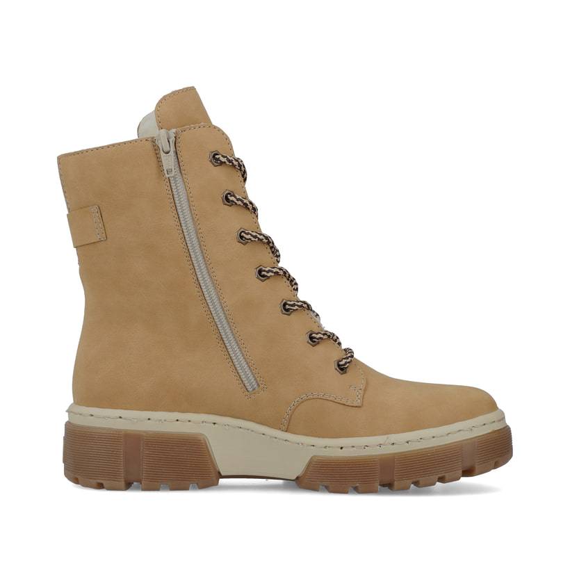 Rieker Artikelnummer X8621-20 Rieker Damen Schnürstiefel Kamelbraun