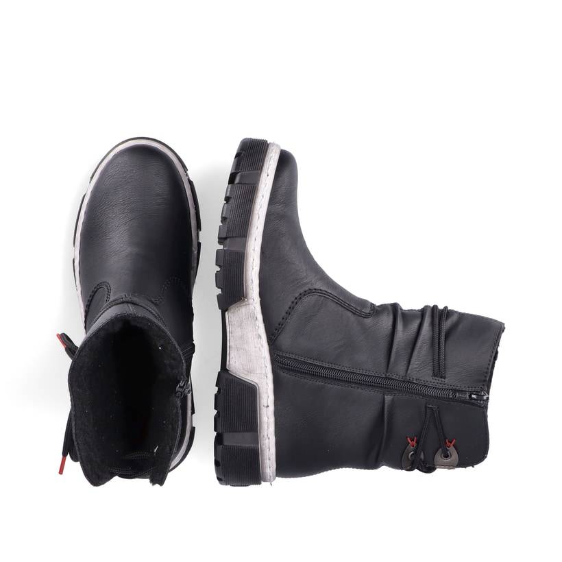 Rieker Artikelnummer X8658-00 Rieker Damen Kurzstiefel Tiefschwarz