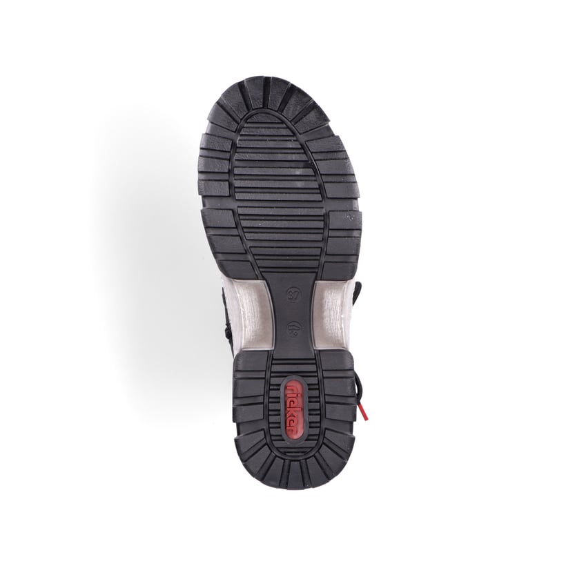 Rieker Artikelnummer X8658-00 Rieker Damen Kurzstiefel Tiefschwarz