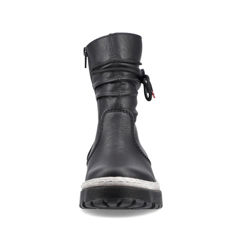 Rieker Artikelnummer X8658-00 Rieker Damen Kurzstiefel Tiefschwarz