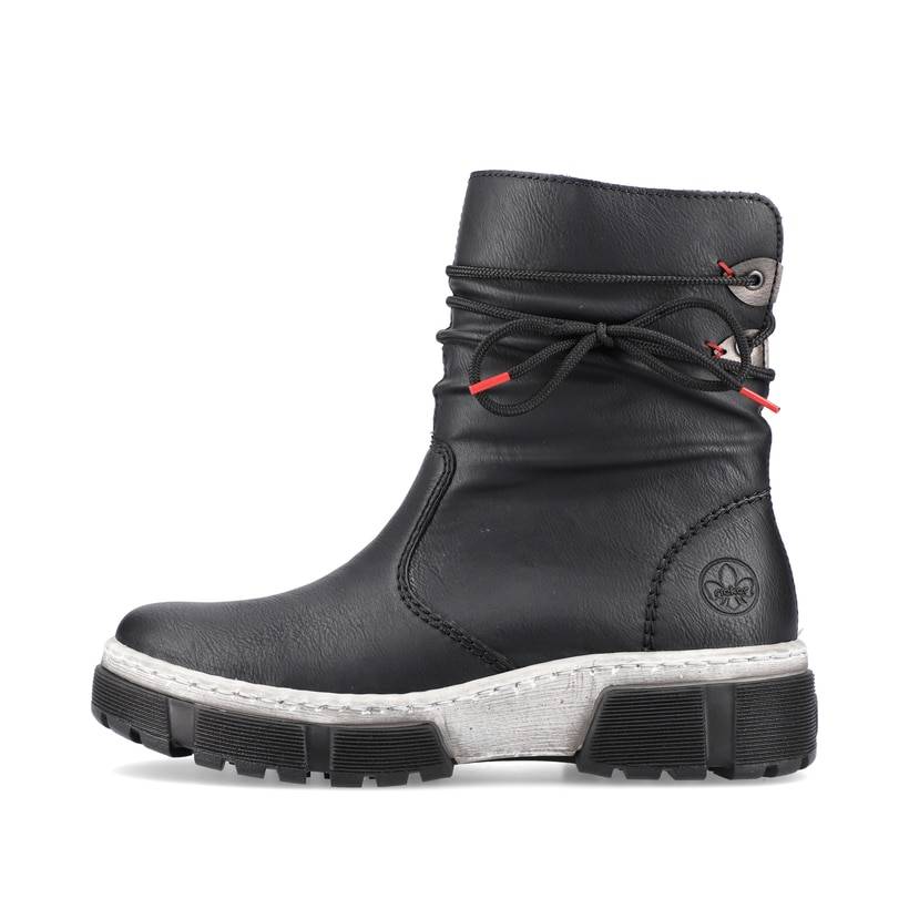 Rieker Artikelnummer X8658-00 Rieker Damen Kurzstiefel tiefschwarz