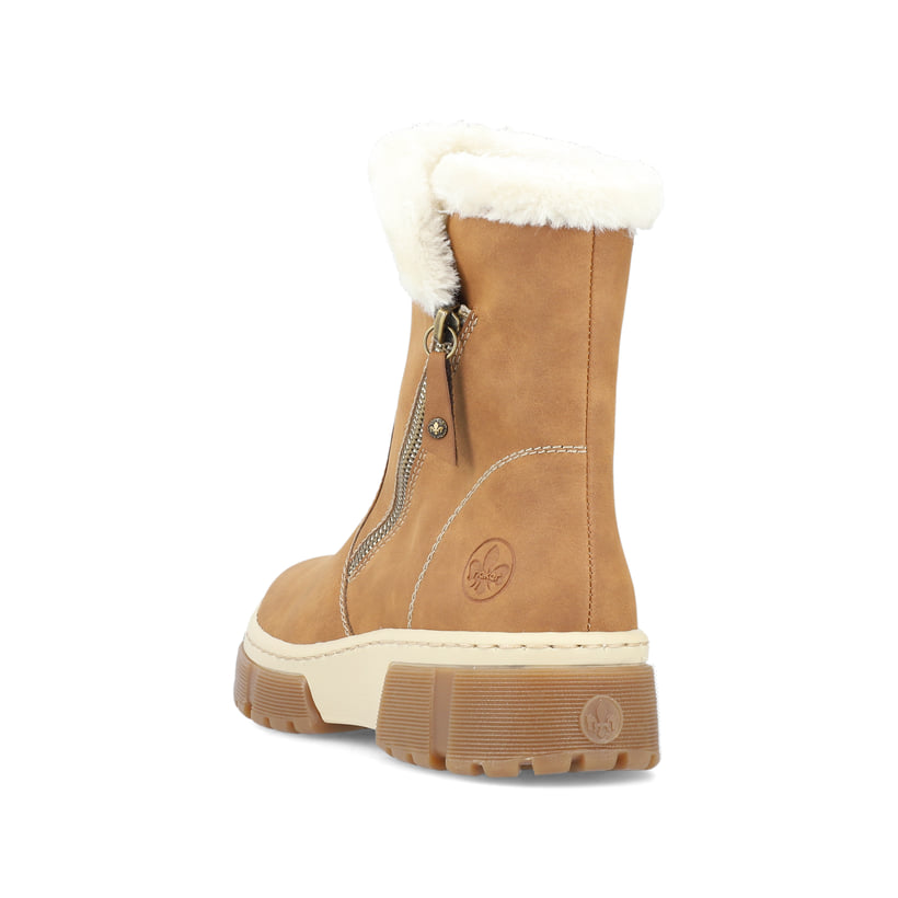 Rieker Artikelnummer X8661-24 Rieker Damen Kurzstiefel Nougatbraun
