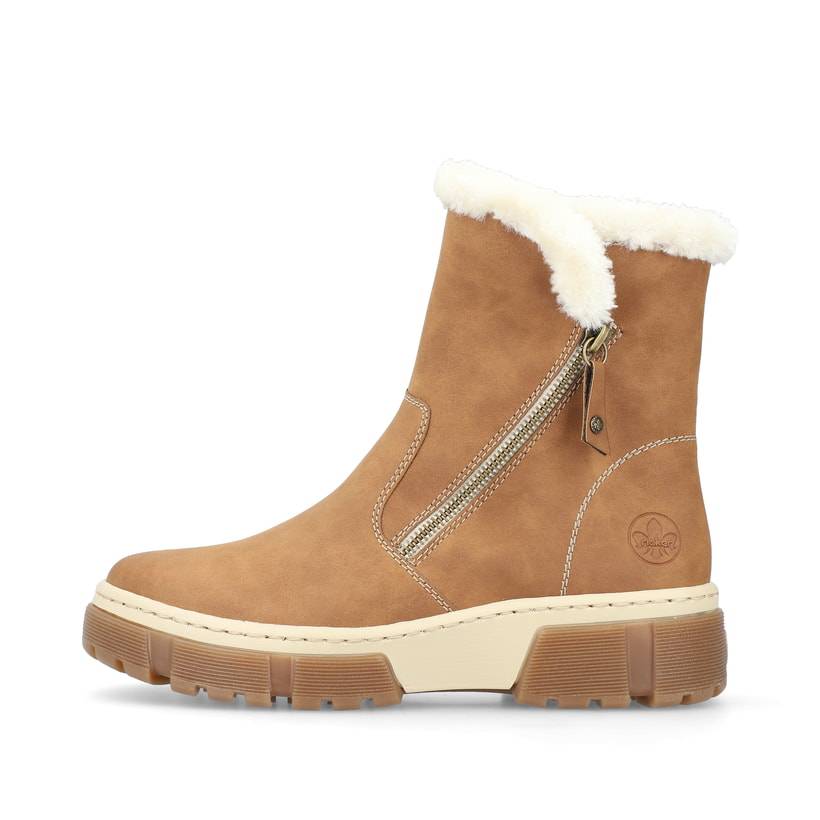 Rieker Artikelnummer X8661-24 Rieker Damen Kurzstiefel nougatbraun