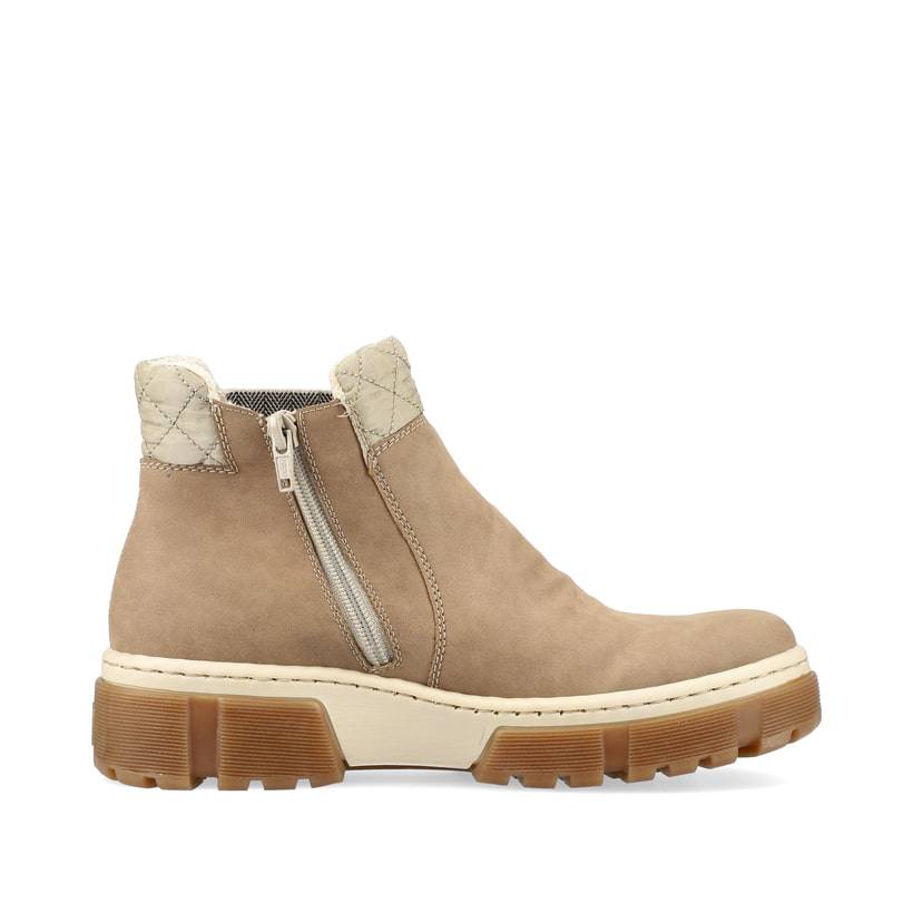 Rieker Artikelnummer X8674-64 Rieker Damen Chelsea Boots Cremebeige