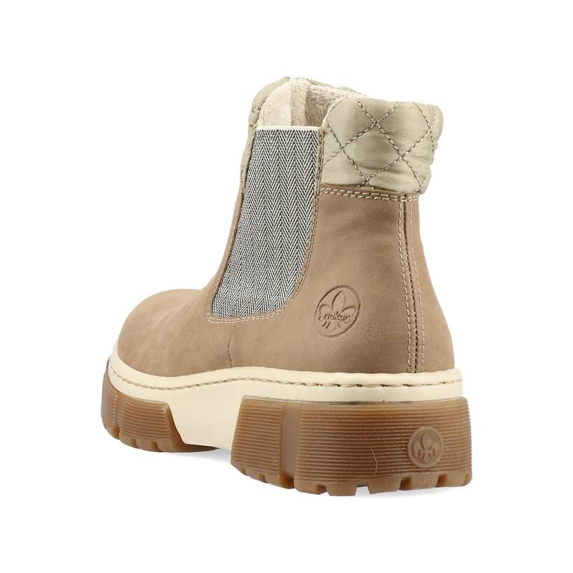 Rieker Artikelnummer X8674-64 Rieker Damen Chelsea Boots Cremebeige