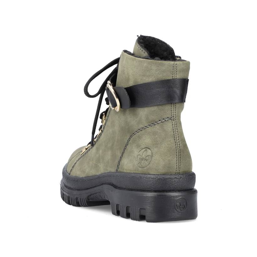 Rieker Artikelnummer X9023-54 Rieker Damen Biker Boots Laubgrün