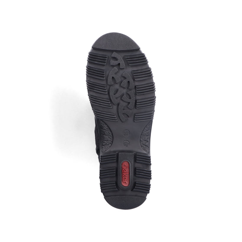 Rieker Artikelnummer X9080-00 Rieker Damen Kurzstiefel Tiefschwarz