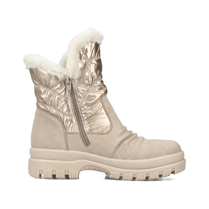 Rieker Artikelnummer X9091-62 Rieker Damen Kurzstiefel Champagner