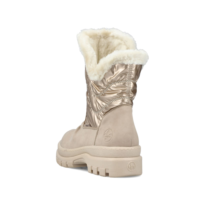 Rieker Artikelnummer X9091-62 Rieker Damen Kurzstiefel Champagner