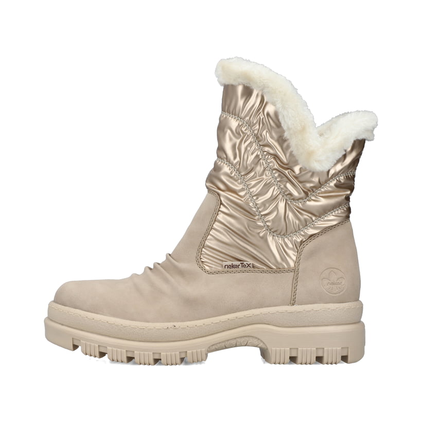 Rieker Artikelnummer X9091-62 Rieker Damen Kurzstiefel champagner