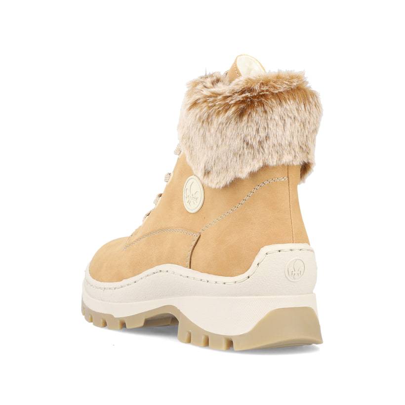 Rieker Artikelnummer X9341-20 Rieker Damen Schnürstiefel Karamellbraun