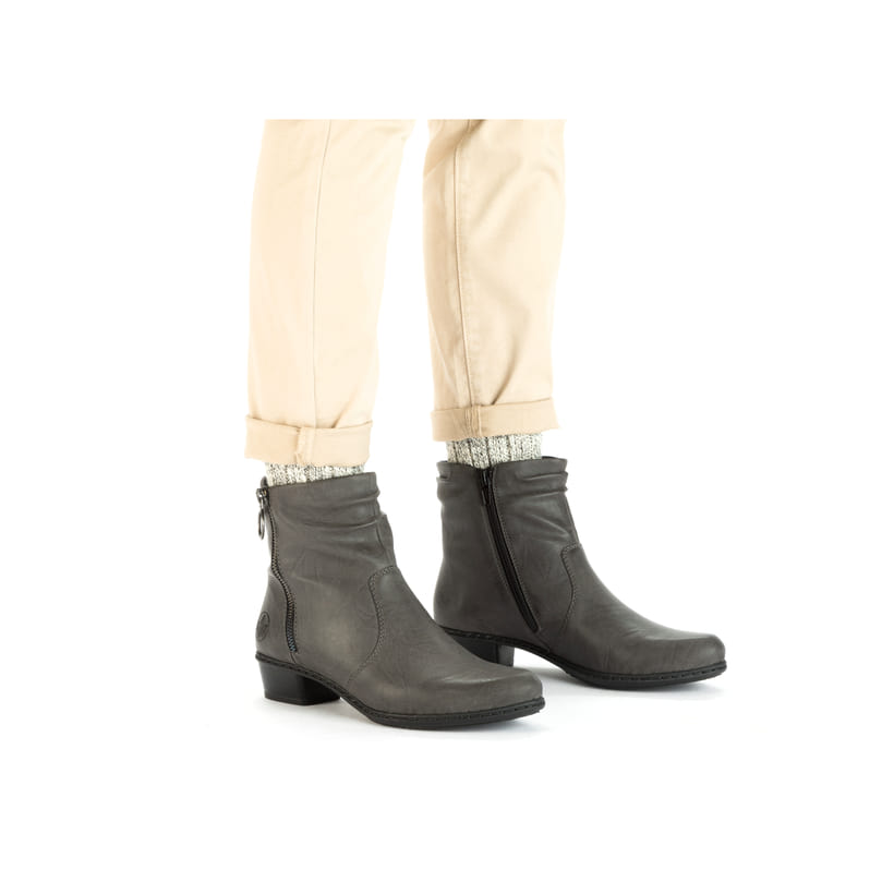Rieker Artikelnummer Y0741-45 Rieker Damen Stiefeletten Steingrau