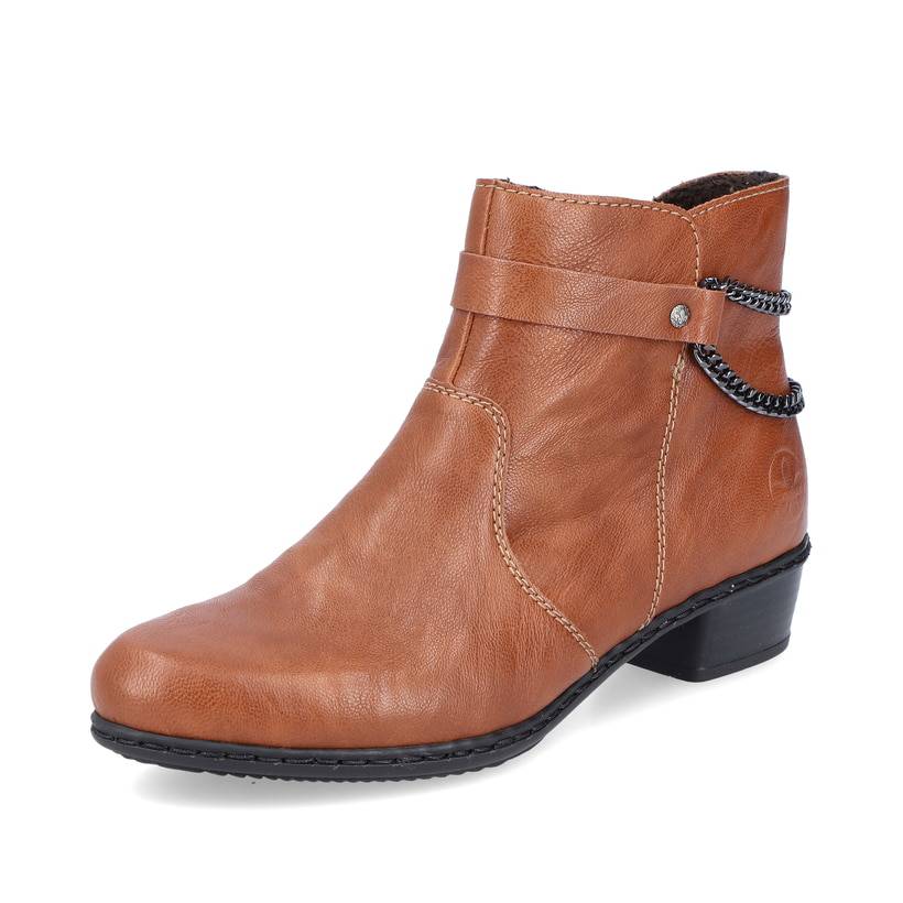 Rieker Artikelnummer Y0784-22 Rieker Damen Stiefeletten Kramellbraun