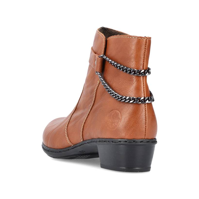 Rieker Artikelnummer Y0784-22 Rieker Damen Stiefeletten Kramellbraun