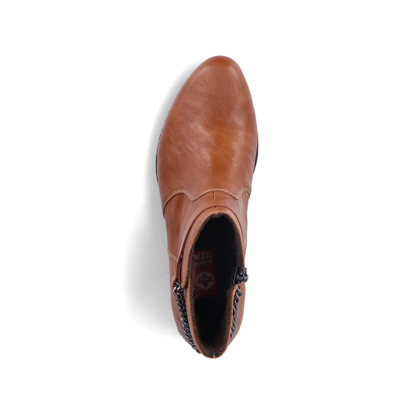 Rieker Artikelnummer Y0784-22 Rieker Damen Stiefeletten Kramellbraun