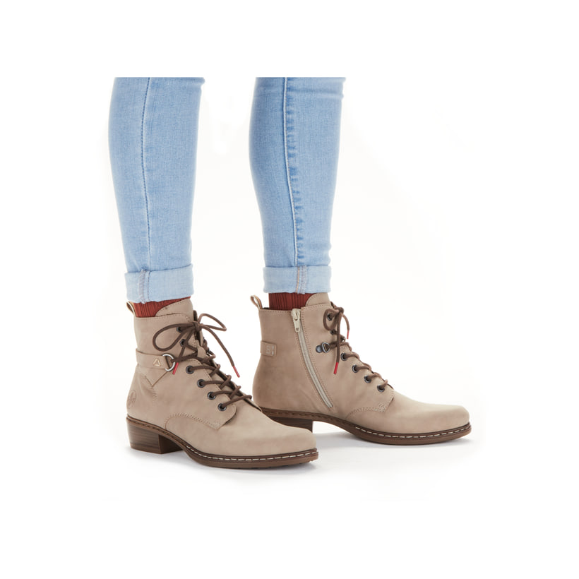 Rieker Artikelnummer Y0820-64 Rieker Damen Stiefeletten Hellbeige