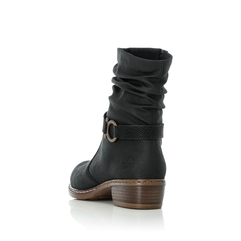 Rieker Artikelnummer Y08R1-00 Rieker Damen Stiefeletten Tiefschwarz