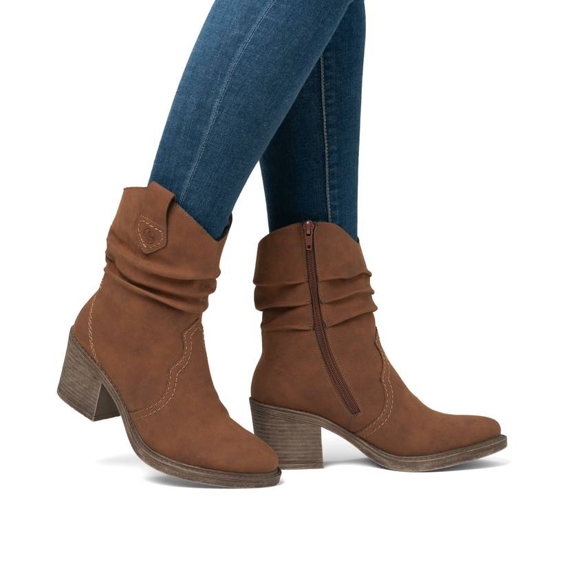 Rieker Artikelnummer Y1284-24 Rieker Damen Stiefeletten Holzbraun