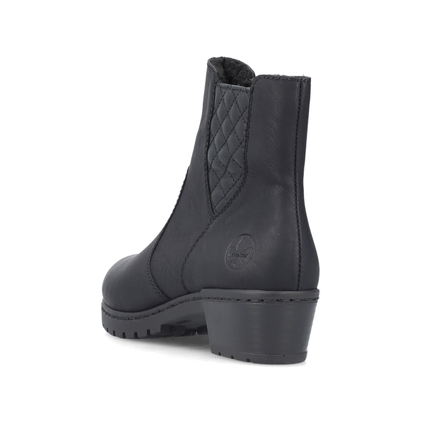 Rieker Artikelnummer Y1750-00 Rieker Damen Stiefeletten Tiefschwarz
