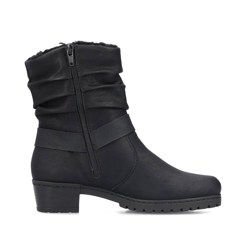 Rieker Artikelnummer Y1760-00 Rieker Damen Stiefeletten Mattschwarz