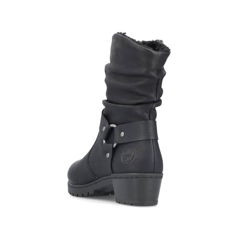 Rieker Artikelnummer Y1760-00 Rieker Damen Stiefeletten Mattschwarz