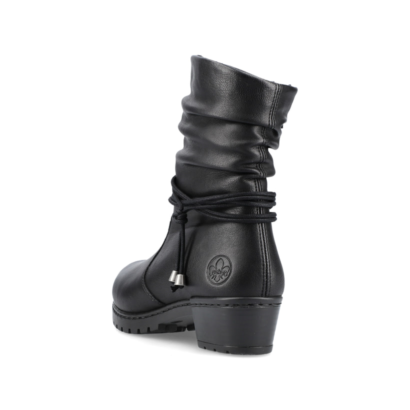Rieker Artikelnummer Y17R2-00 Rieker Damen Stiefeletten Tiefschwarz