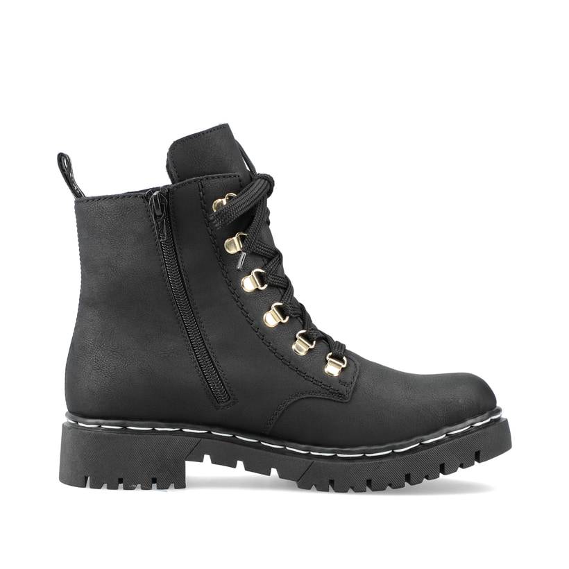 Rieker Artikelnummer Y2422-00 Rieker Damen Biker Boots Tiefschwarz