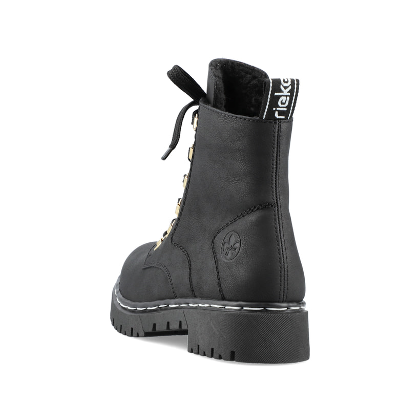 Rieker Artikelnummer Y2422-00 Rieker Damen Biker Boots Tiefschwarz