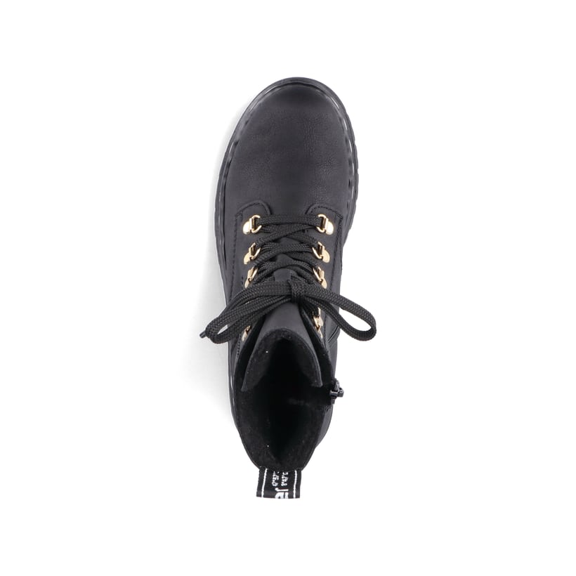 Rieker Artikelnummer Y2422-00 Rieker Damen Biker Boots Tiefschwarz