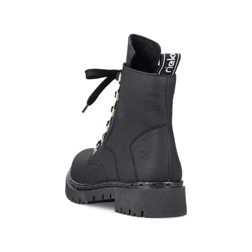 Rieker Artikelnummer Y2422-01 Rieker Damen Biker Boots Tiefschwarz