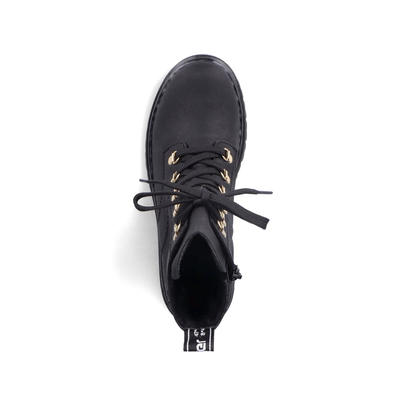 Rieker Artikelnummer Y2422-01 Rieker Damen Biker Boots Tiefschwarz