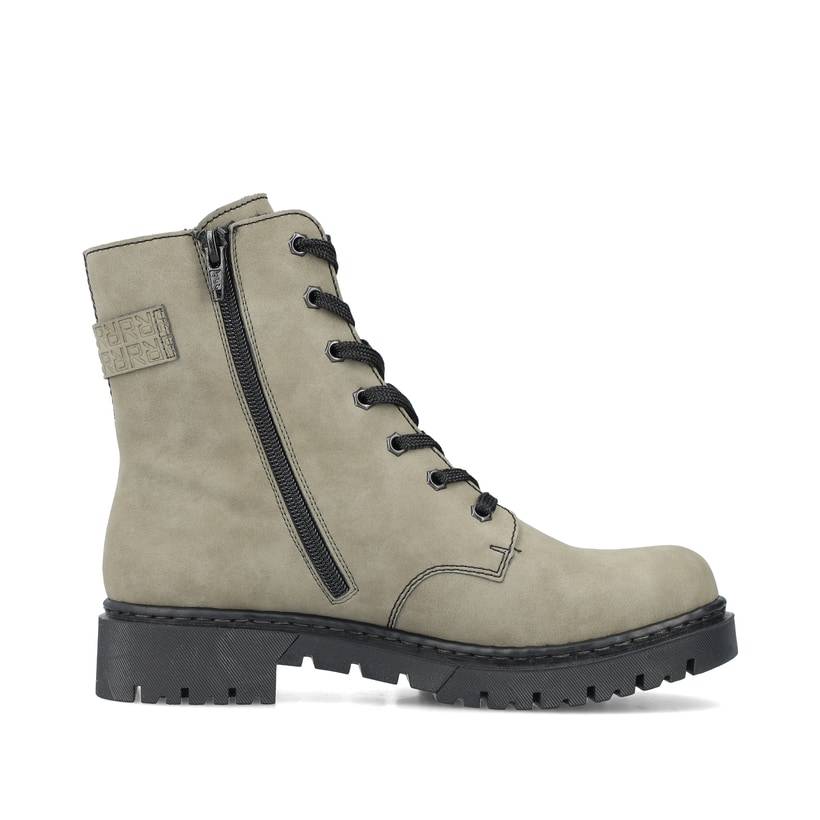 Rieker Artikelnummer Y2431-52 Rieker Damen Biker Boots Graugrün