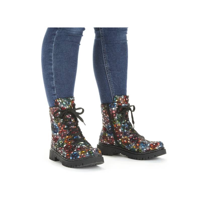 Rieker Artikelnummer Y2440-90 Rieker Damen Biker Boots Bunt