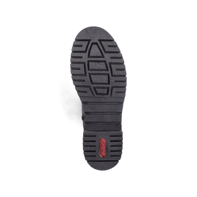 Rieker Artikelnummer Y2458-01 Rieker Damen Biker Boots Tiefschwarz