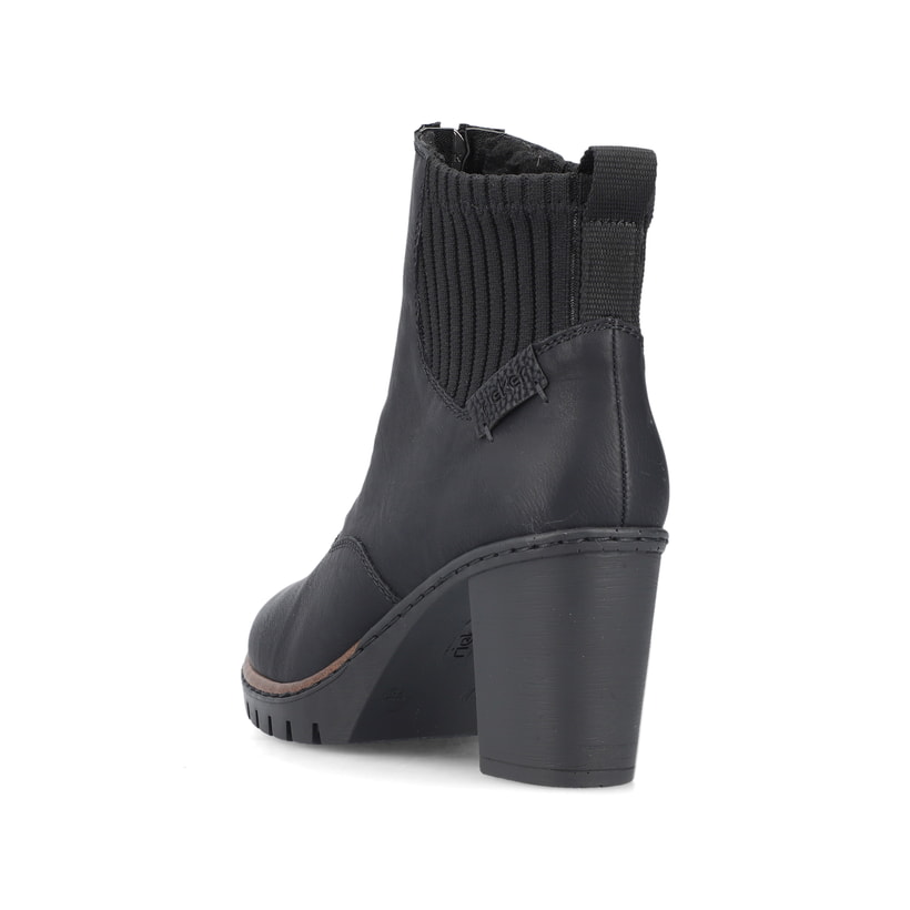 Rieker Artikelnummer Y2550-00 Rieker Damen Stiefeletten Tiefschwarz