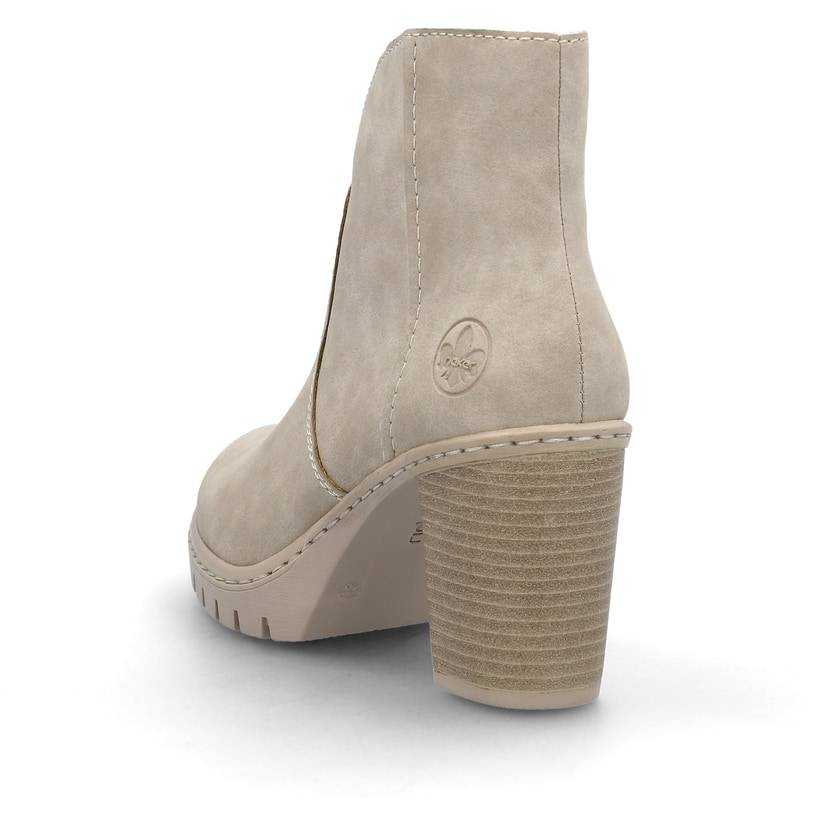 Rieker Artikelnummer Y2553-60 Rieker Damen Stiefeletten Hellbeige