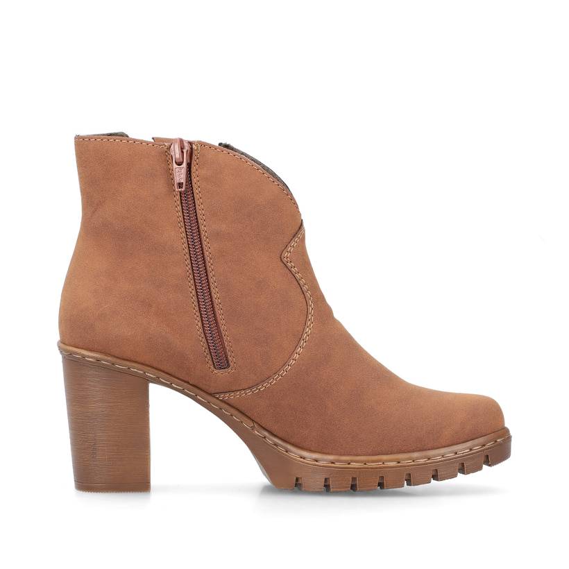 Rieker Artikelnummer Y2554-24 Rieker Damen Stiefeletten Nougatbraun