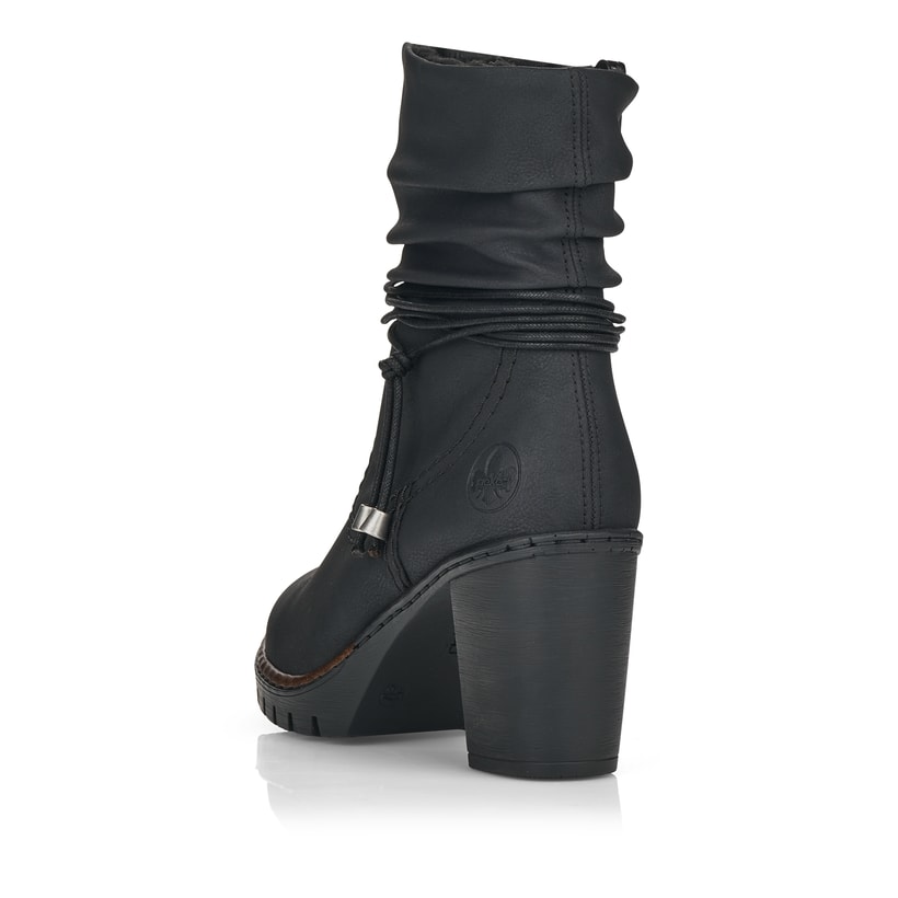 Rieker Artikelnummer Y2591-01 Rieker Damen Stiefeletten Tiefschwarz