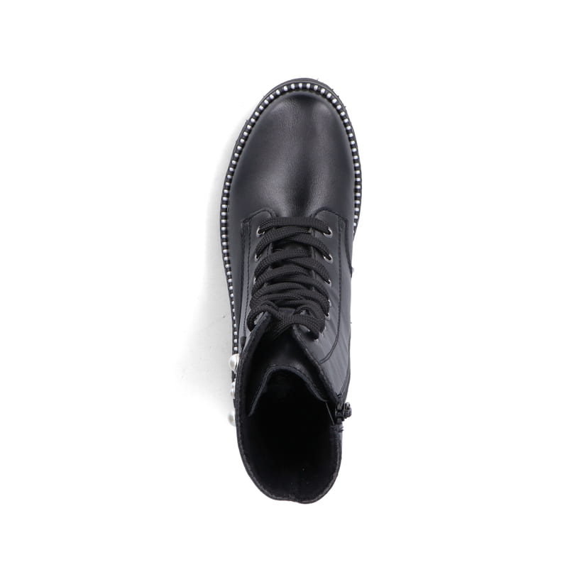 Rieker Artikelnummer Y3354-00 Rieker Damen Schnürstiefel Mattschwarz
