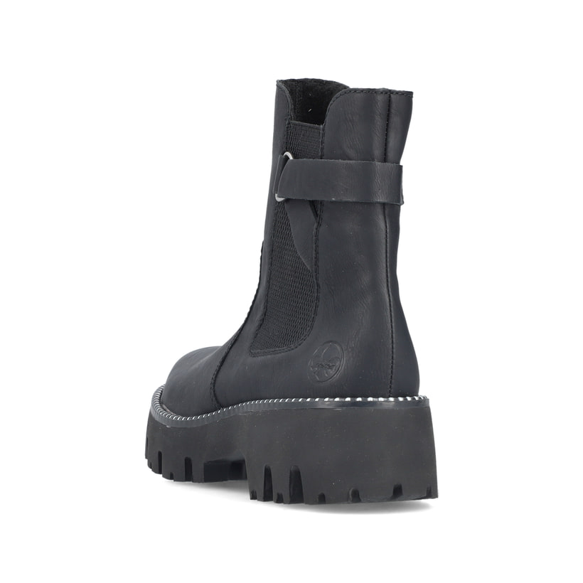 Rieker Artikelnummer Y3380-00 Rieker Damen Chelsea Boots Tiefschwarz