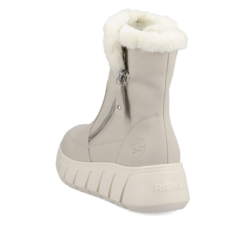 Rieker Artikelnummer Y3581-60 Rieker Damen Kurzstiefel Hellbeige