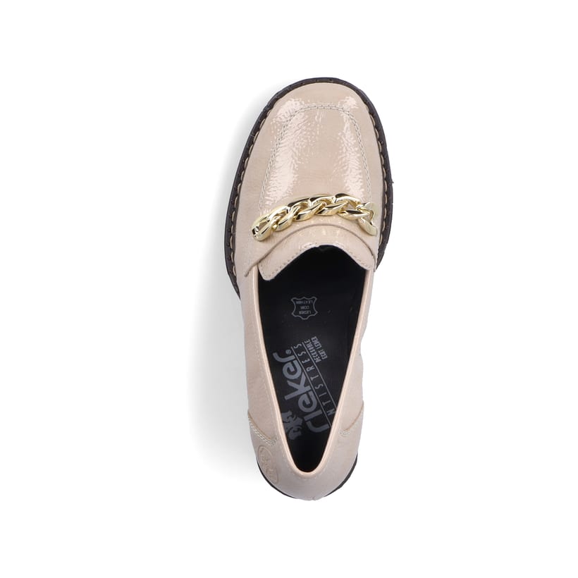 Rieker Artikelnummer Y4150-60 Rieker Damen Pumps Cremebeige-schwarz