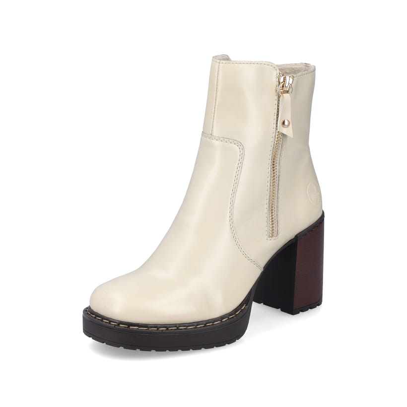 Rieker Artikelnummer Y4155-60 Rieker Damen Stiefeletten Vanillebeige-schwarz