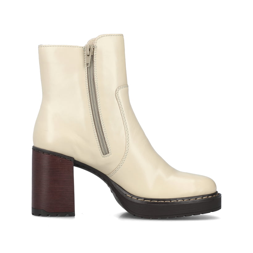 Rieker Artikelnummer Y4155-60 Rieker Damen Stiefeletten Vanillebeige-schwarz