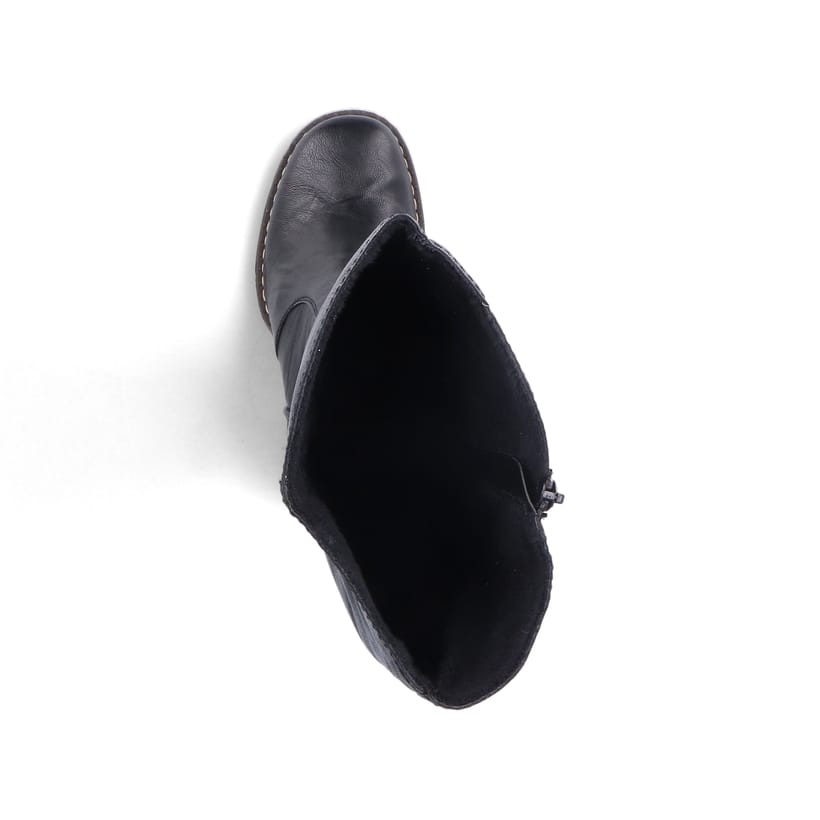 Rieker Artikelnummer Y4190-00 Rieker Damen Hochschaftstiefel Tiefschwarz