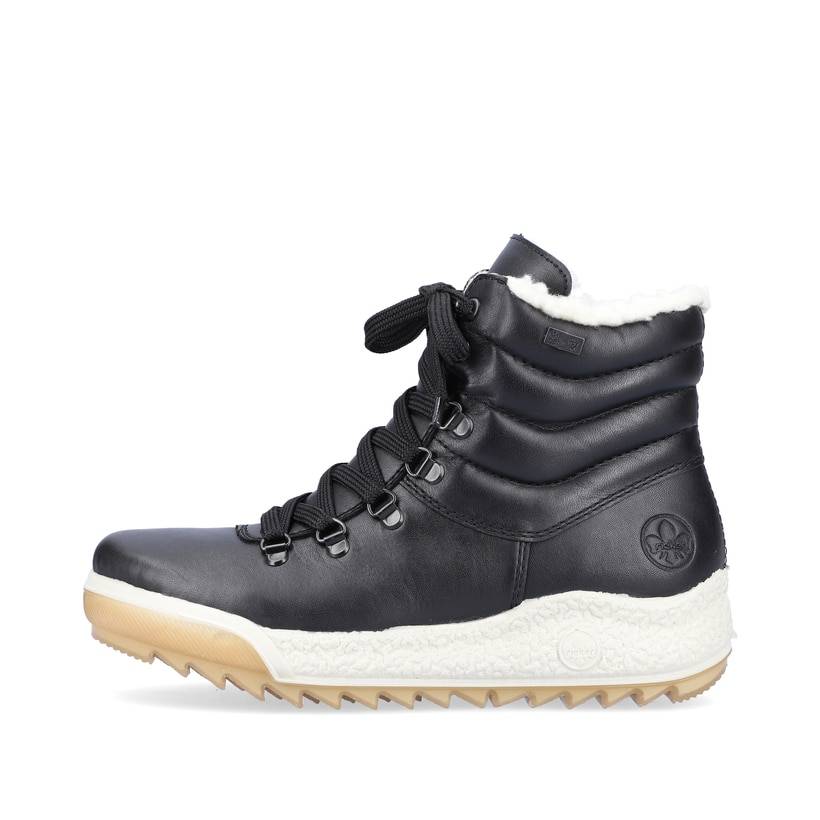 Rieker Artikelnummer Y4739-00 Rieker Damen Schnürstiefel mitternachtsschwarz