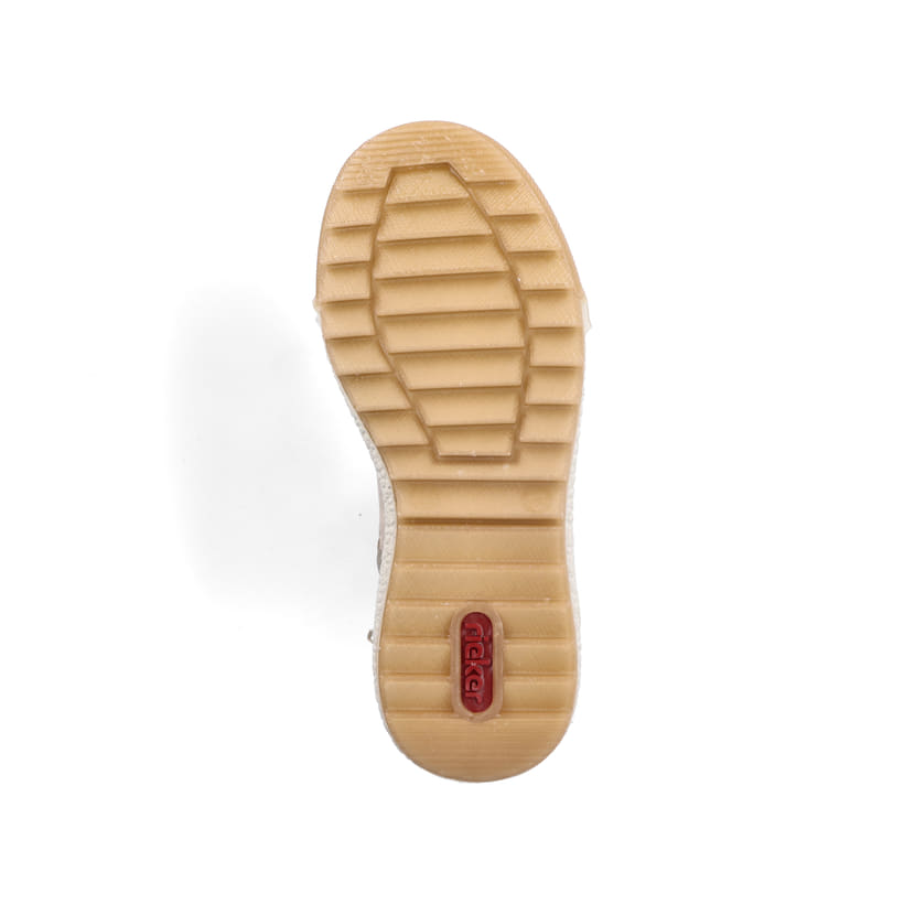 Rieker Artikelnummer Y4744-61 Rieker Damen Schnürstiefel Hellbeige