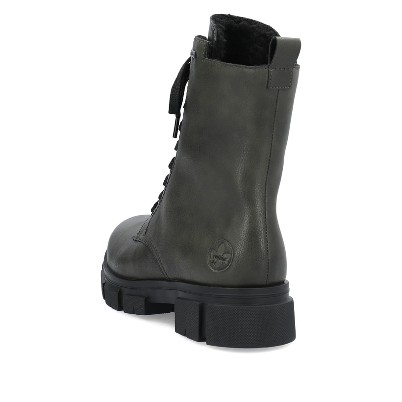 Rieker Artikelnummer Y7102-52 Rieker Damen Biker Boots Grüngrau