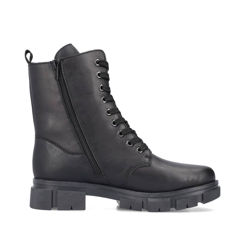 Rieker Artikelnummer Y7105-00 Rieker Damen Biker Boots Tiefschwarz